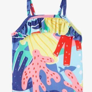 [NWOT] Carter's Colorful Coral Reef Kids Swim One Piece